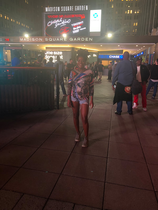 Jennifer D. Laws at The Garden for Childish Gambino's This Is America Tour on September 14, 2018.