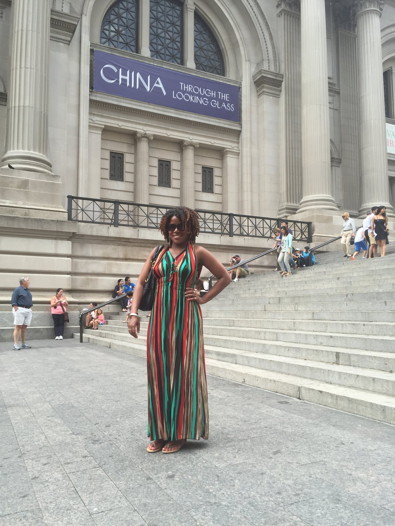 Jennifer D. Laws at the MET for the China: Through the Looking Glass exhibit on May 17, 2015.