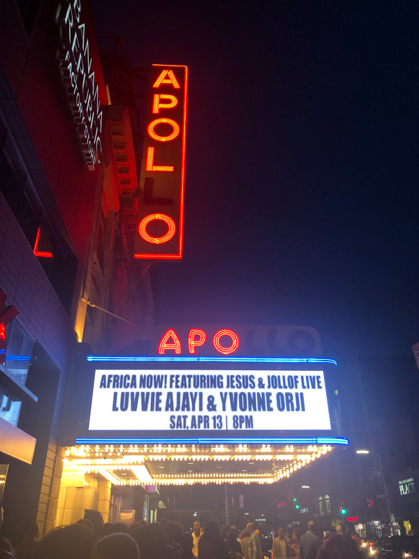 Jennifer D. Laws outside the Apollo Theater on April 13, 2019.