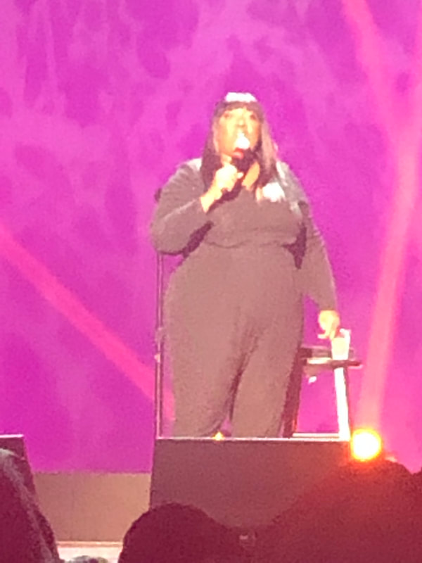 Loni Love at Kings Theatre on July 13, 2019 for the Ladies Night Out Comedy Tour.