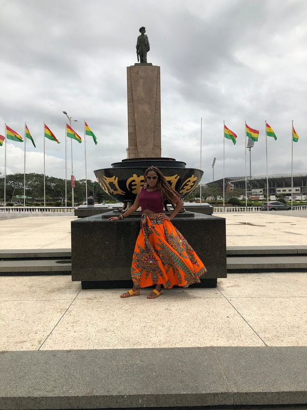 Jennifer D. Laws in Accra, Ghana: August 2019