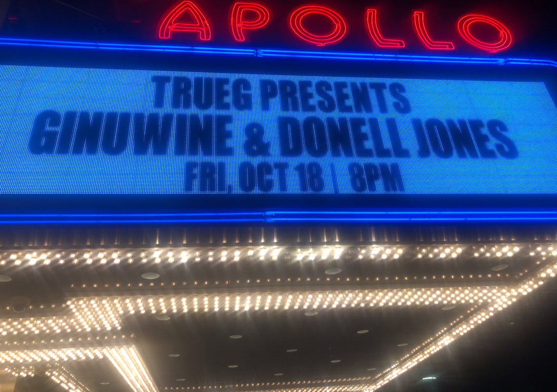 Jennifer D. Laws attends Donell Jones and Ginuwine's concert at Apollo Theater on October 18, 2019.