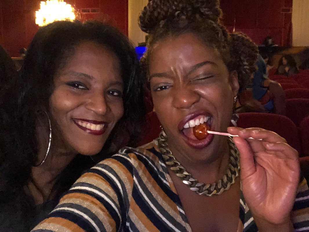 Shirley Baker-Clyburn and Jennifer D. Laws attends Donell Jones and Ginuwine's concert at Apollo Theater on October 18, 2019.
