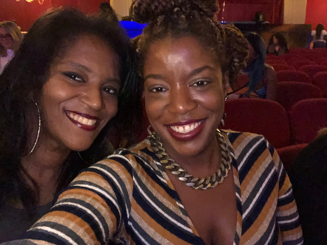Shirley Baker-Clyburn and Jennifer D. Laws attend Donell Jones and Ginuwine's concert at Apollo Theater on October 18, 2019.