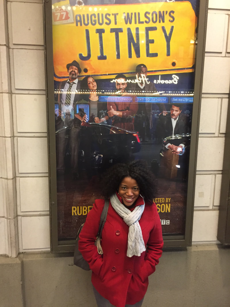 Jennifer D. Laws at August Wilson's Jitney on Broadway in New York City on January 6, 2017.