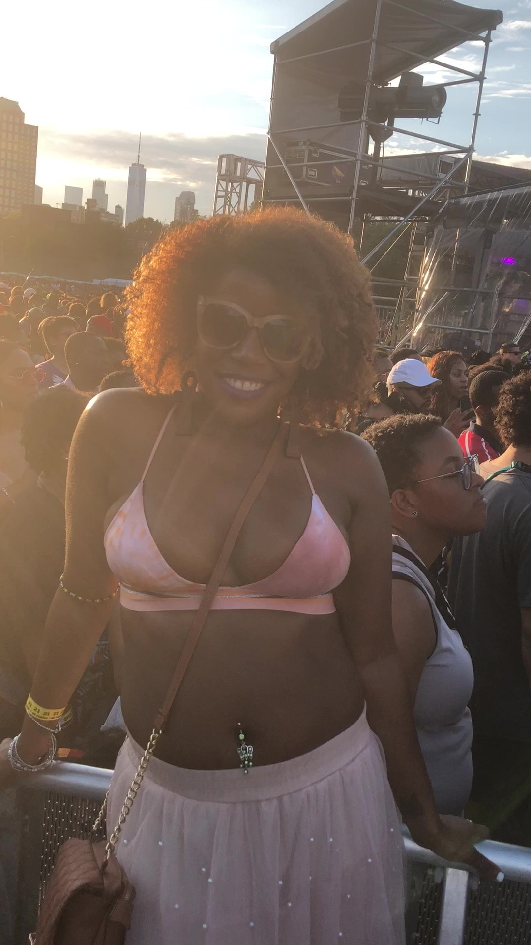 Jennifer D. Laws is living her best life at AfroPunk in Brooklyn 