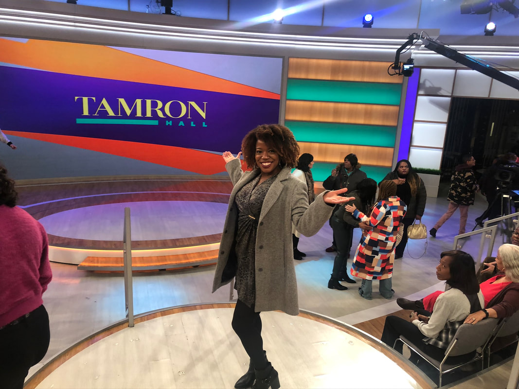 Jennifer D. Laws attends a taping of the Tamron Hall show at ABC Studios on January 14, 2020. 