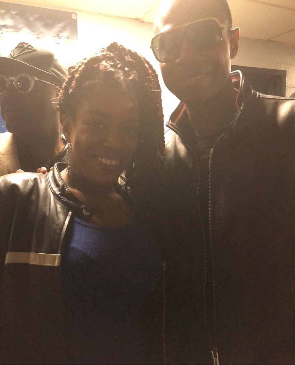 Jennifer D. Laws and Doug E. Fresh at B.B. King Blues Club & Grill on April 25, 2018.